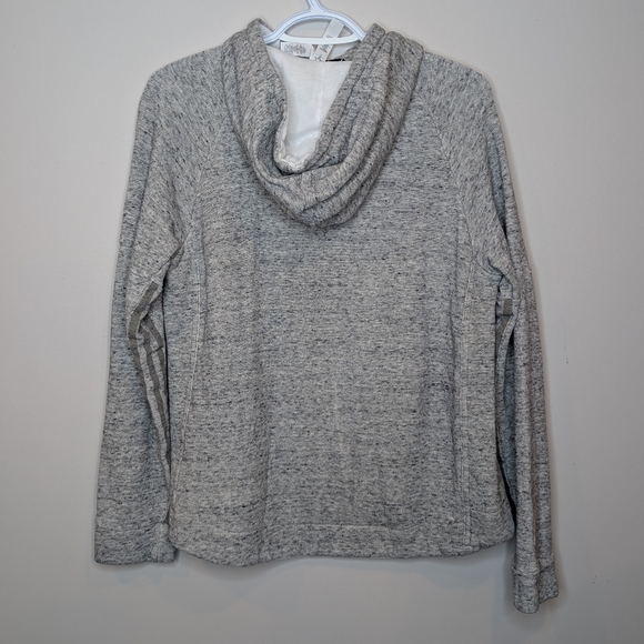 ADIDAS Detroit Red Wings Hockey Logo Cozy Grey Hoodie Womens Small 8-10 - Picture 2 of 10